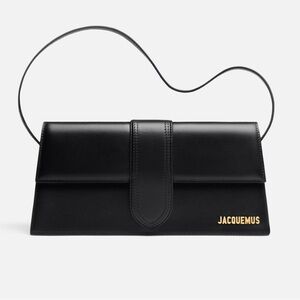 Jacquemus Le Long Bambino Shoulder Bag – Black Leather | NEW w/ COA & Dust Bag 🖤